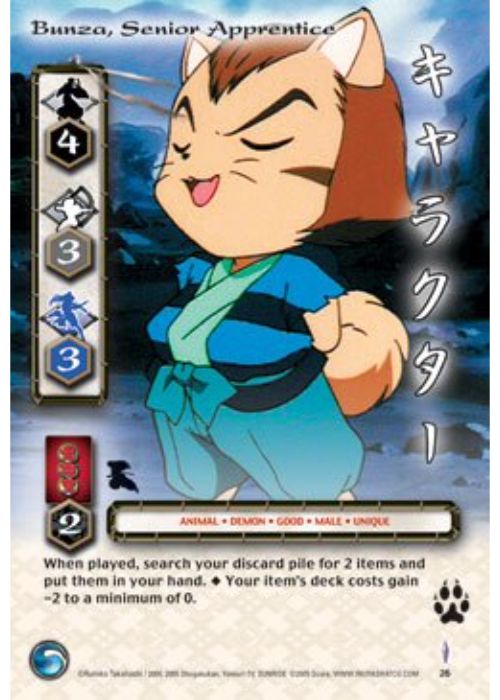 InuYasha TCG | Bunza, Senior Apprentice - Kassen #26 | The Nerd Merchant