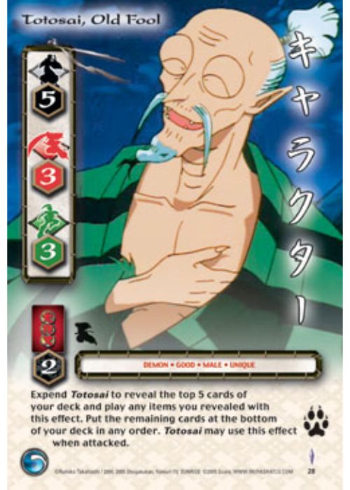 InuYasha TCG | Totosai, Old Fool - Kassen #28 | The Nerd Merchant