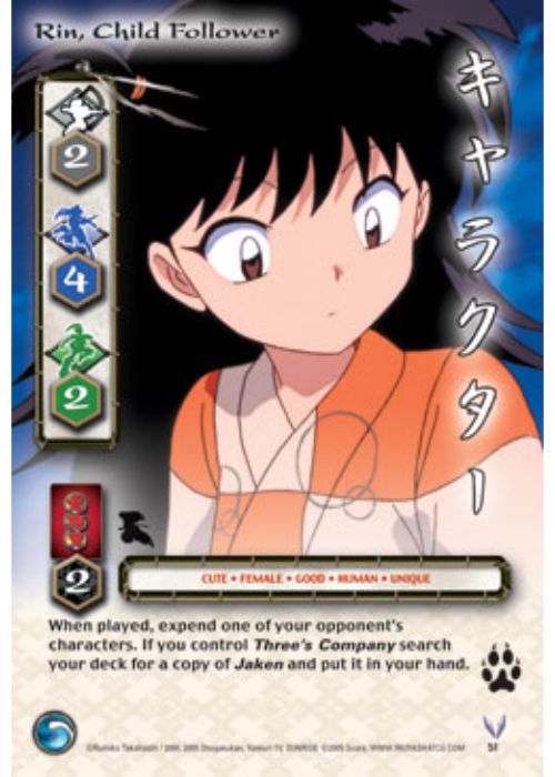 InuYasha TCG | Rin, Child Follower - Kassen #51 | The Nerd Merchant