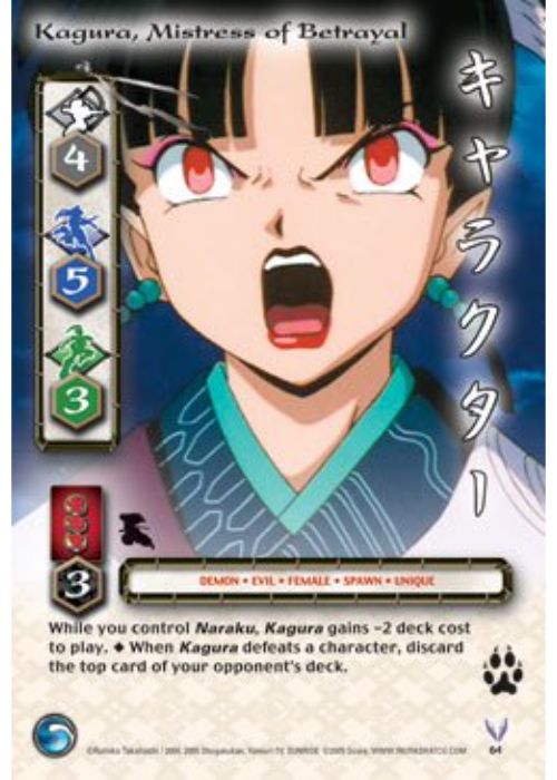 InuYasha TCG | Kagura, Mistress of Betrayal - Kassen #64 | The Nerd Merchant