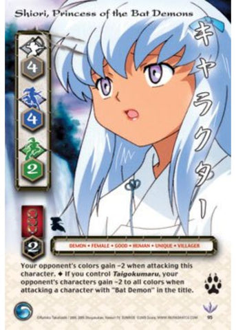 InuYasha TCG | Shiori, Princess of the Bat Demons (Foil) - Kassen #95 | The Nerd Merchant