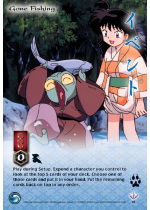 InuYasha TCG | Gone Fishing (Foil) - Kassen #98 | The Nerd Merchant