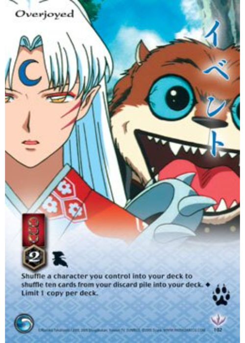 InuYasha TCG | Overjoyed (Foil) - Kassen #102 | The Nerd Merchant