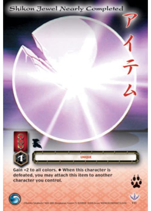 InuYasha TCG | Shikon Jewel Nearly Completed (Foil) - Kassen #111