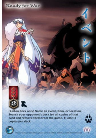 InuYasha TCG | Ready for War (Foil) - Kassen #118 | The Nerd Merchant