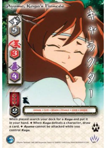 InuYasha TCG | Ayame, Koga's Fiancee (Foil) - Kassen #KP1 | The Nerd Merchant