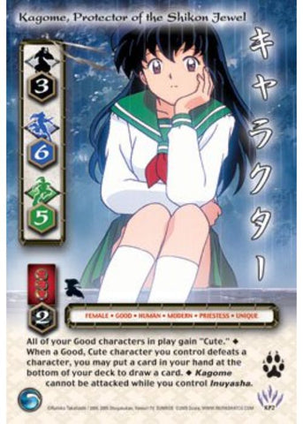 InuYasha TCG | Kagome, Protector of the Shikon Jewel (Foil) - Kassen #KP2 | The Nerd Merchant