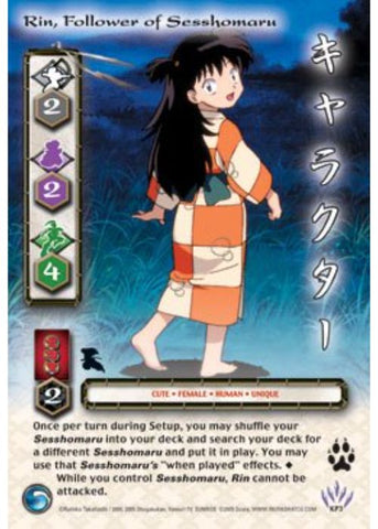 InuYasha TCG | Rin, Follower of Sesshomaru (Foil) - Kassen #KP3 | The Nerd Merchant