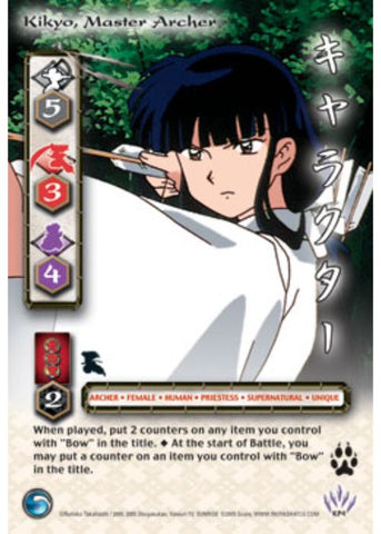 InuYasha TCG | Kikyo, Master Archer (Foil) - Kassen #KP4 | The Nerd Merchant