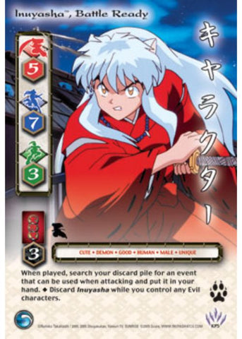 InuYasha TCG | Inuyasha, Battle Ready (Foil) - Kassen #KP5 | The Nerd Merchant