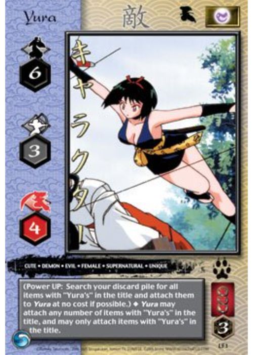 InuYasha TCG | Yura, Legendary Foe (Foil) - Kassen #LF1 | The Nerd Merchant