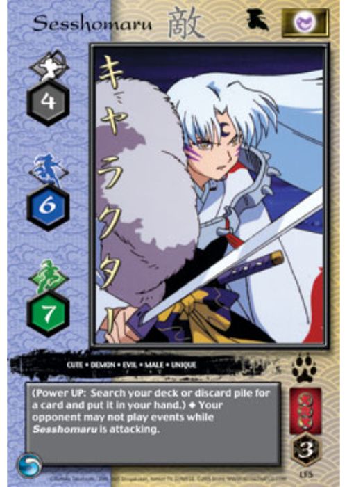 InuYasha TCG | Sesshomaru, Legendary Foe (Foil) - Kassen #LF5 | The Nerd Merchant