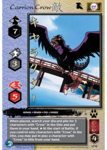 InuYasha TCG | Demon Carrion Crow, Legendary Foe (Foil) - Kassen #LF10 | The Nerd Merchant