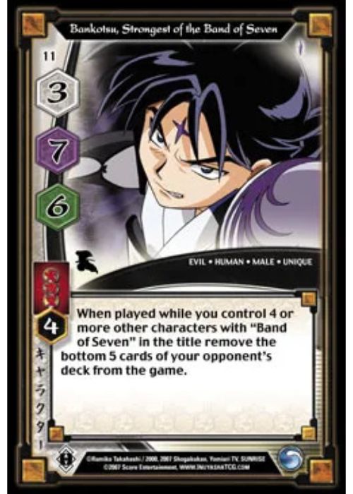 InuYasha TCG | Bankotsu Strongest of the Band of Seven - Keshin #11 | The Nerd Merchat