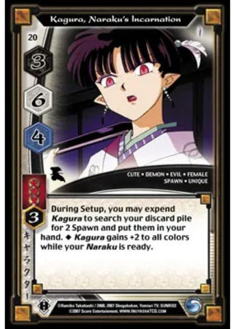 InuYasha TCG | Kagura Naraku's Incarnation - Keshin #20 | The Nerd Merchat