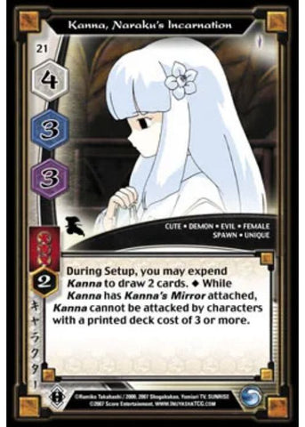 InuYasha TCG | Kanna Naraku's Incarnation - Keshin #21 | The Nerd Merchat