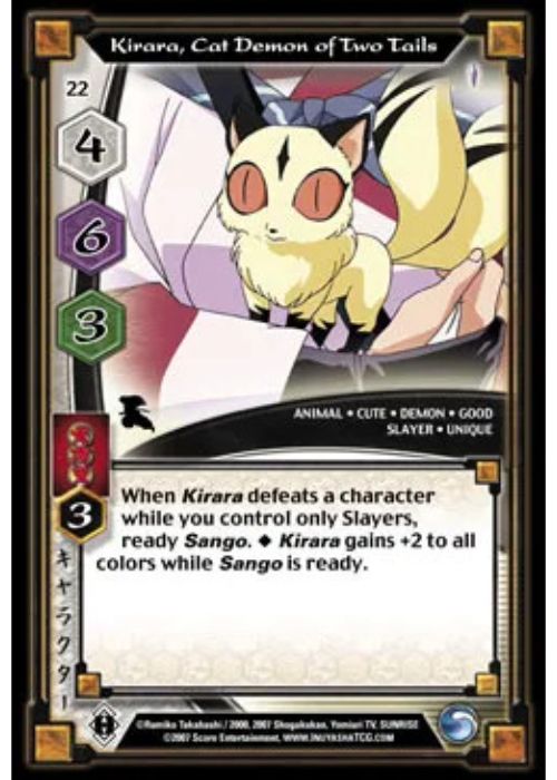 InuYasha TCG | Karara Cat Demon of Two Tails - Keshin #22 | The Nerd Merchat