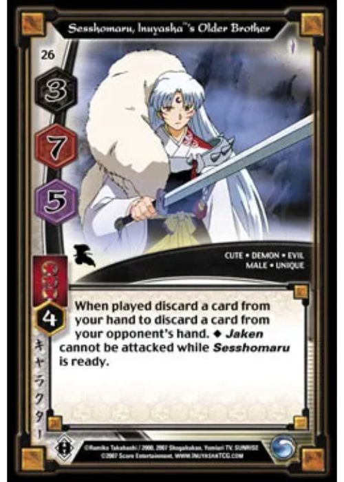 InuYasha TCG | Sesshomaru Inuyasha's Older Brother - Keshin #26 | The Nerd Merchat