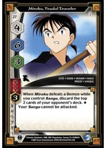 InuYasha TCG | Miroku Feudal Traveler - Keshin #27 | The Nerd Merchat