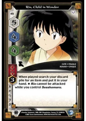 InuYasha TCG | Rin Child in Wonder - Keshin #49 | The Nerd Merchat