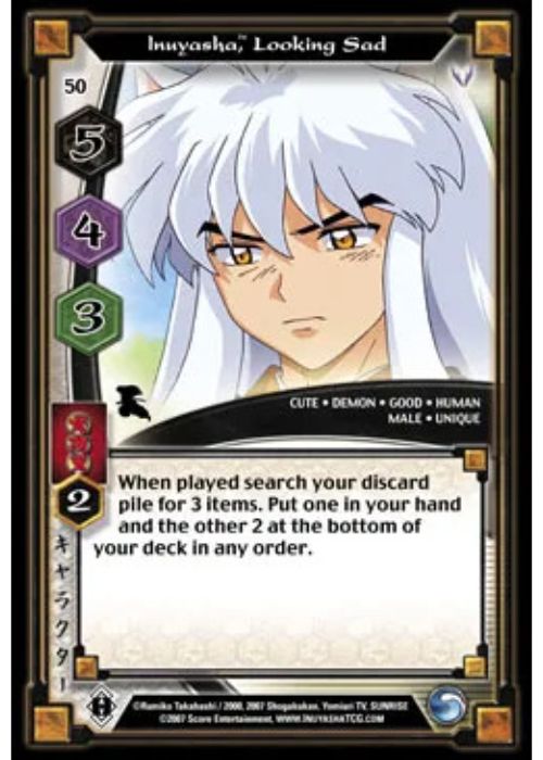 InuYasha TCG | Inuyasha Looking Sad - Keshin #50 | The Nerd Merchat