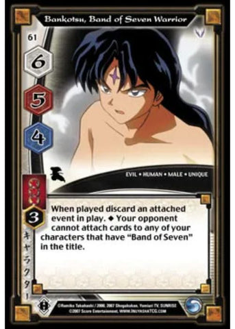 InuYasha TCG | Bankotsu Band of Seven Warrior - Keshin #61 | The Nerd Merchat