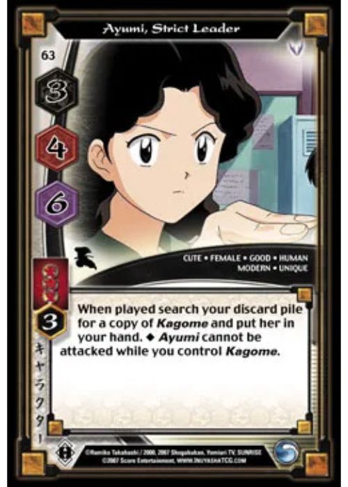 InuYasha TCG | Ayumi Strict Leader - Keshin #63 | The Nerd Merchat