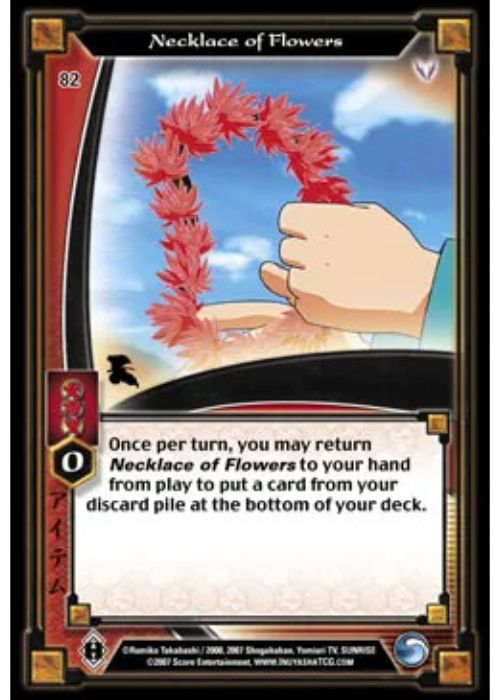 InuYasha TCG | Necklace of Flowers - Keshin #82 | The Nerd Merchat