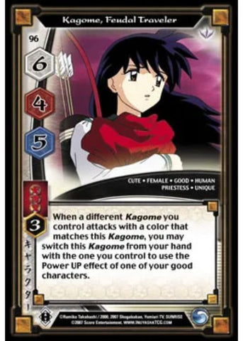 InuYasha TCG | Kagome Feudal Traveler (Foil)  - Keshin #96 | The Nerd Merchat