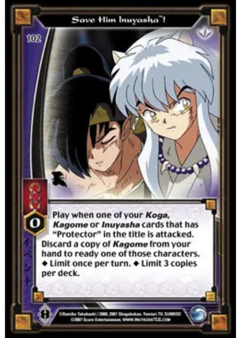 InuYasha TCG | Save Him Inuyasha! (Foil)  - Keshin #102 | The Nerd Merchat