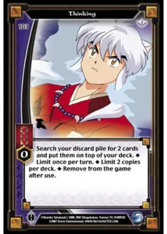 InuYasha TCG | Thinking (Foil) - Keshin #103 | The Nerd Merchat