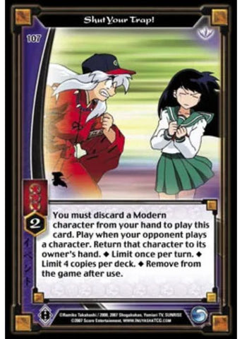 InuYasha TCG | Shut Your Trap (Foil)  - Keshin #107 | The Nerd Merchat