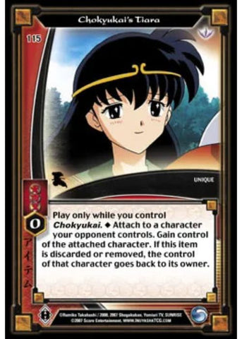 InuYasha TCG | Chokyukai's Tiara (Foil)  - Keshin #115 | The Nerd Merchat