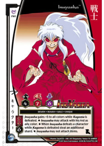 InuYasha TCG | Inuyasha (Foil) - Keshin #FW1 | The Nerd Merchat