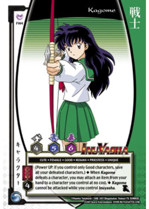 InuYasha TCG | Kagome (Foil) - Keshin #FW4 | The Nerd Merchat