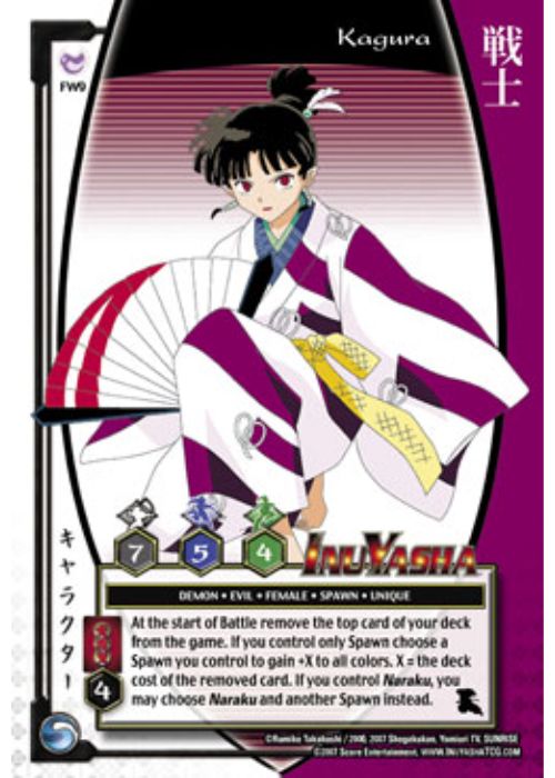InuYasha TCG | Kagura (Foil) - Keshin #FW9 | The Nerd Merchat