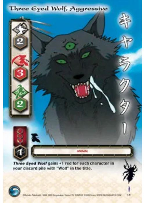 InuYasha TCG | Three Eyed Wolf Aggressive - Kijin #14 | The Nerd Merchant