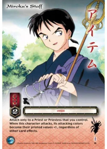 InuYasha TCG | Miroku's Staff - Kijin #36 | The Nerd Merchant