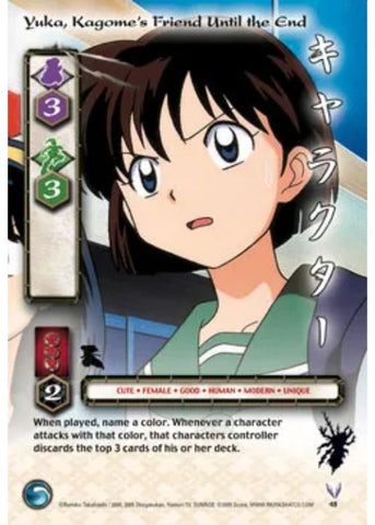 InuYasha TCG | Yuka Kagome's Friend Until the End - Kijin #48 | The Nerd Merchant