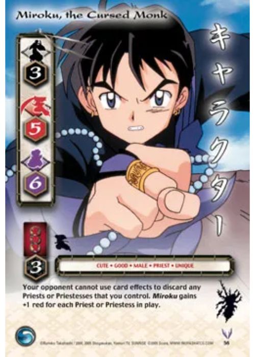 InuYasha TCG | Miroku The Cursed Monk - Kijin #56 | The Nerd Merchant