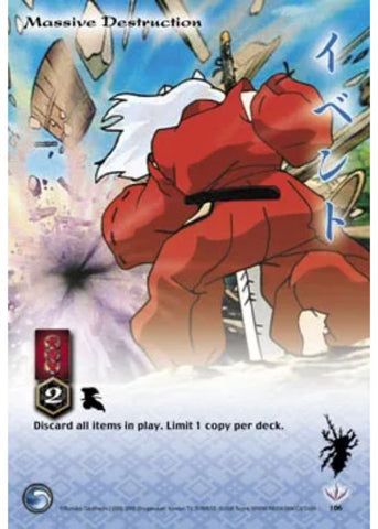 InuYasha TCG | Massive Destruction (Foil)  - Kijin #106 | The Nerd Merchant