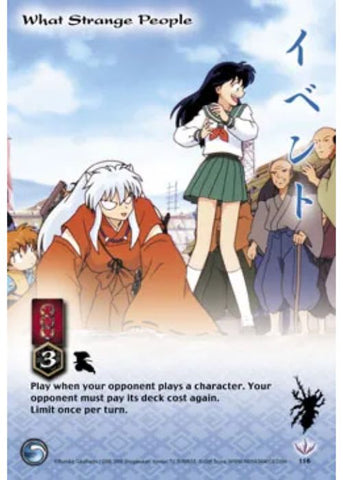 InuYasha TCG | What Strange People (Foil)  - Kijin #116 | The Nerd Merchant