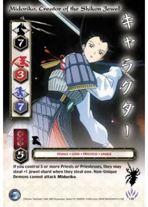 InuYasha TCG | Midoriko Creator of the Shikon Jewel (Foil)  - Kijin #135 | The Nerd Merchant