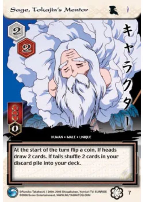 InuYasha TCG | Sage Tokajin's Mentor - Saisei #7 | The Nerd Merchant