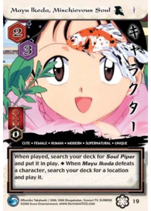 InuYasha TCG | Mayu Ikeda Mischevious Soul - Saisei #19 | The Nerd Merchant