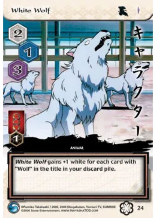 InuYasha TCG | White Wolf - Saisei #24 | The Nerd Merchant
