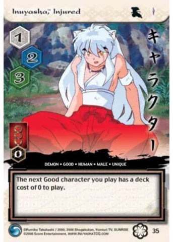 InuYasha TCG | Inuyasha Injured - Saisei #35 | The Nerd Merchant