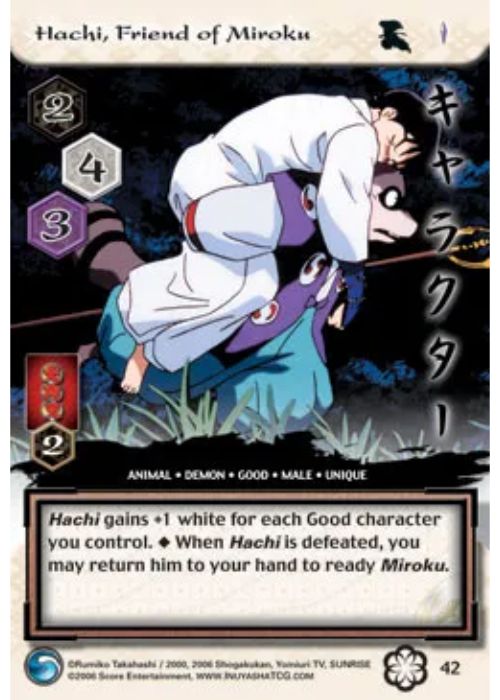 InuYasha TCG | Hachi Friend of Miroku - Saisei #42 | The Nerd Merchant