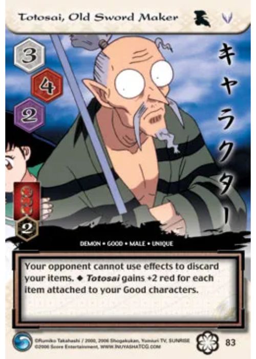 InuYasha TCG | Totosai Old Sword Maker - Saisei #83
