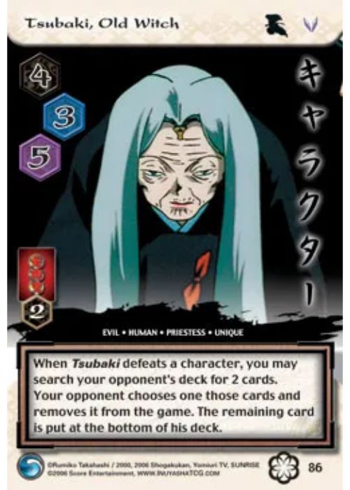 InuYasha TCG | Tsubaki Old Witch - Saisei #86 | The Nerd Merchant